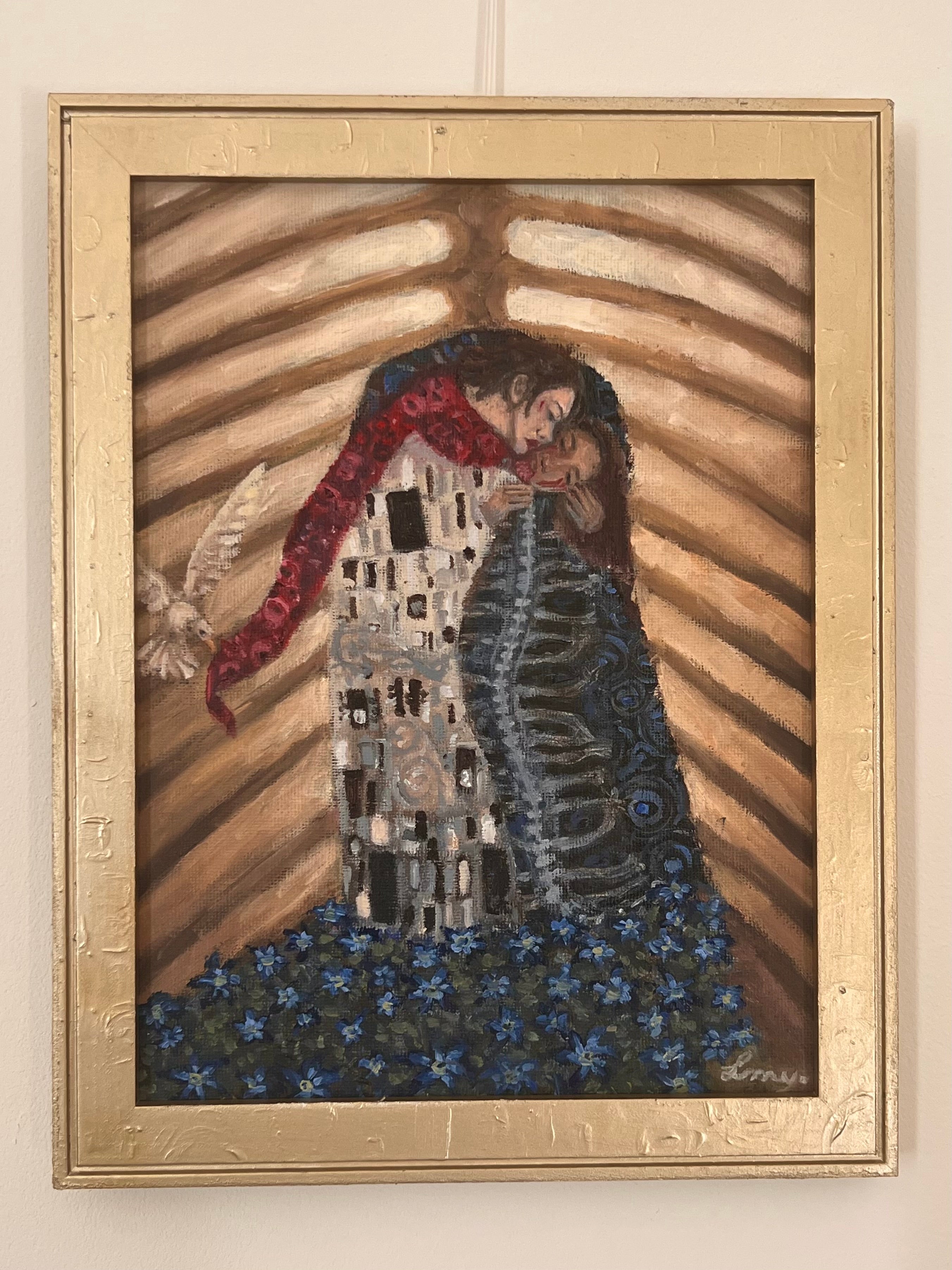 Original painting -  The Final Kiss