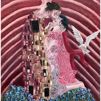 14x18 cm - print - eren x mikasa - the kiss gustav klimt