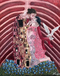 print A4 - eren x mikasa - the kiss gustav Klimt