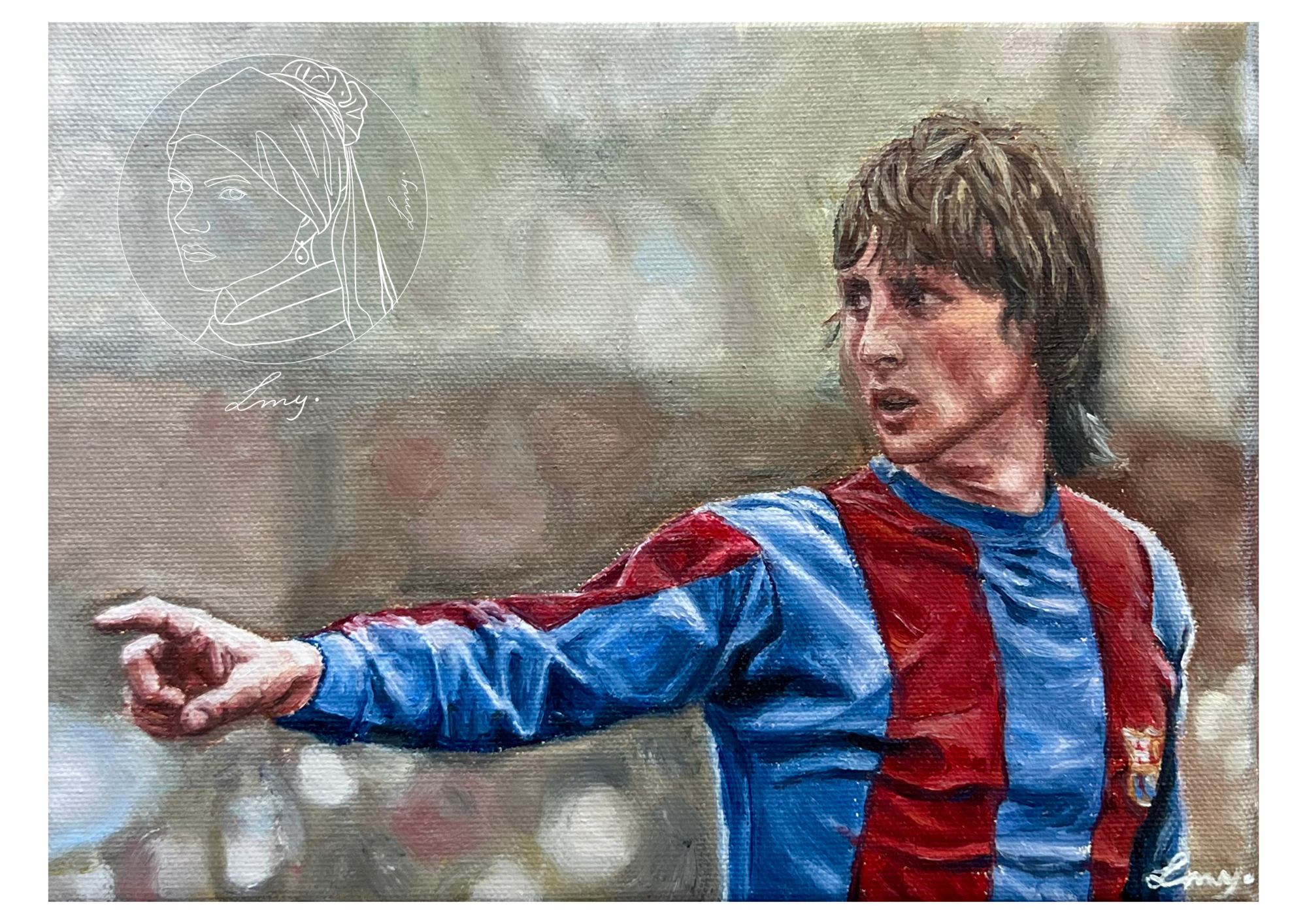 A4 Johan Cruiiff print