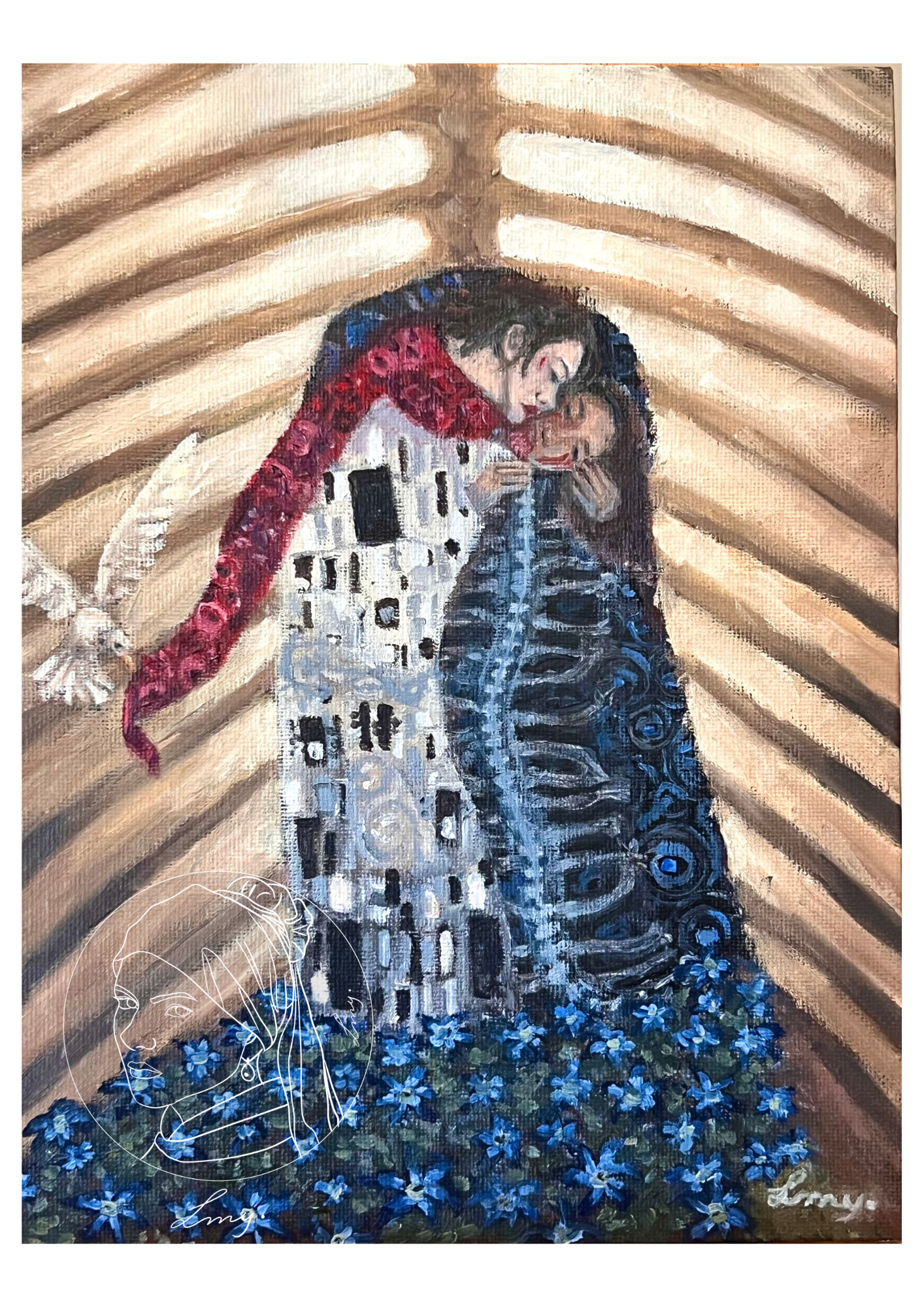 A4 Eren Mikasa - The Final Kiss Print